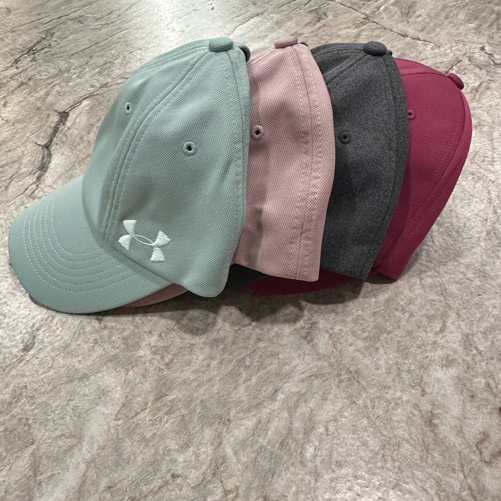 Under Armour Baseball Caps - Set of 4